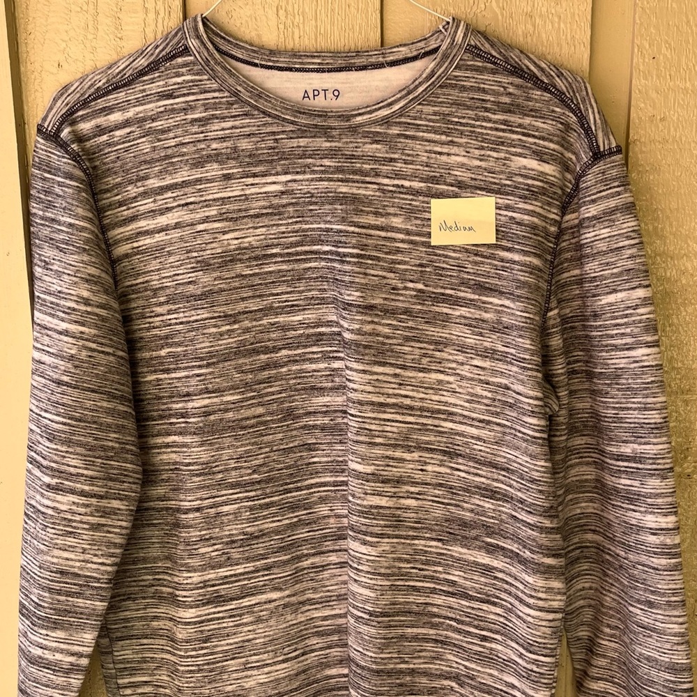 Apt. 9 Men's Marled Gray Crewneck Sweater